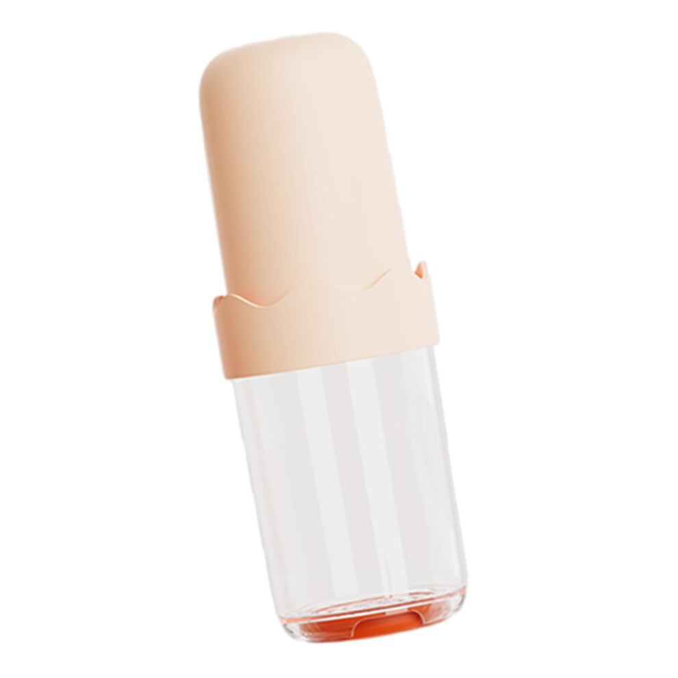 Travel Toothbrush Holder with Detachable Double Cups, Compact Leak Resistant Case for Travel