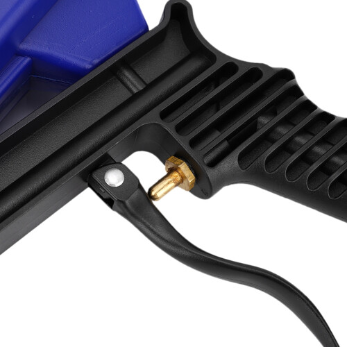 Portable Gravity Sandblaster Gun Blue Pneumatic Rust Remover Anti-Rust Tool 2