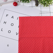 7pcs Cotton Fabric Assorted Squares 50x50cm DIY Bedding Kit Red/Purple/Brown