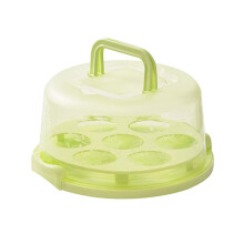 Cake Carrier with Lid and Dual Handles, Large Capacity Cake Stand for Cupcake and Pie Transport