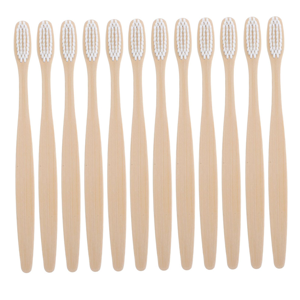 Soft Bristle Toothbrush Bulk Pack with Extra Soft Bristles and Biodegradable Handles for Adults