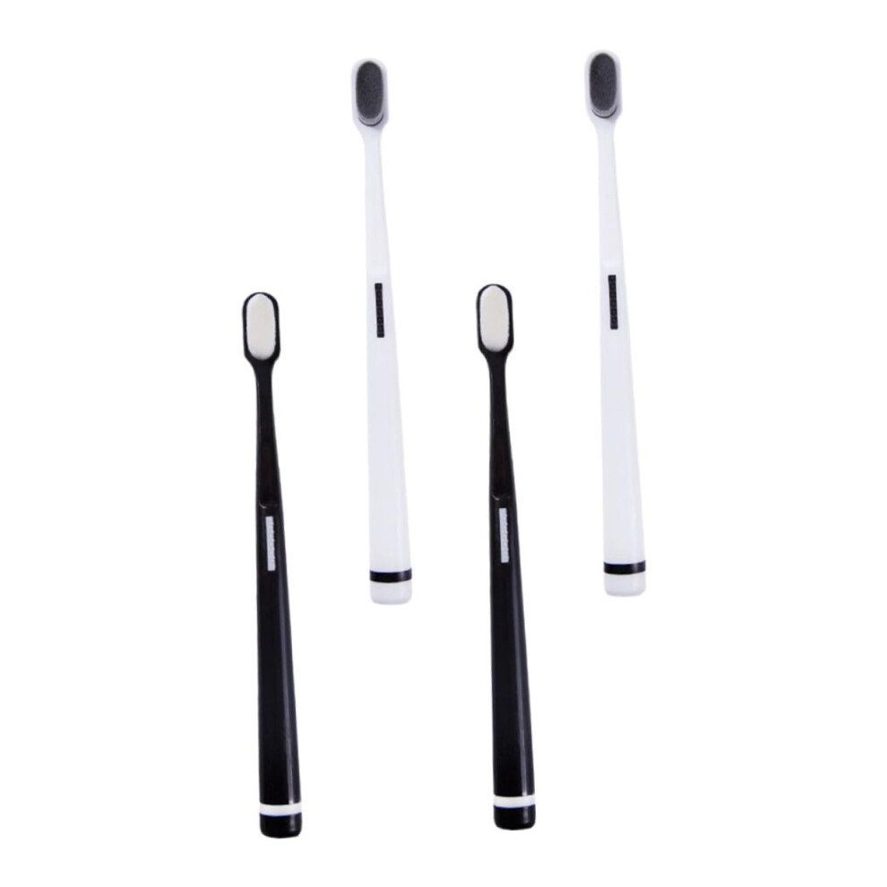 Extra Soft Toothbrush for Adults with Sensitive Teeth, 4pcs Manual Ultra Soft Bristles for Gentle Gum Care