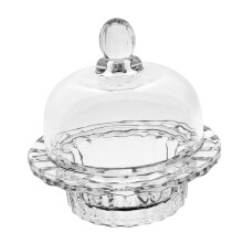 Clear Glass Dessert Bowls with Lids Elegant Small Serving Bowls for Parties, Weddings, Kitchen Storage