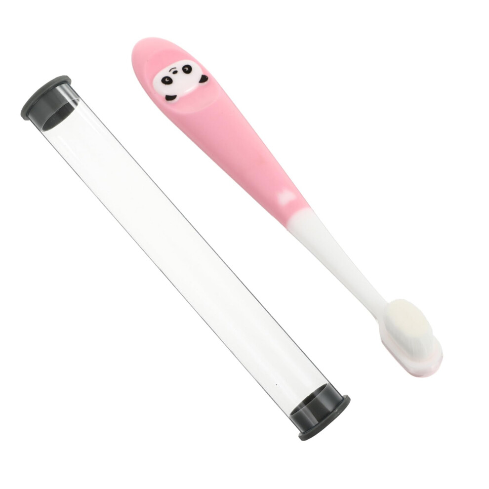 Kids Toothbrush with Extra Soft Bristles, Cute Cartoon Design and Ergonomic Child Grip