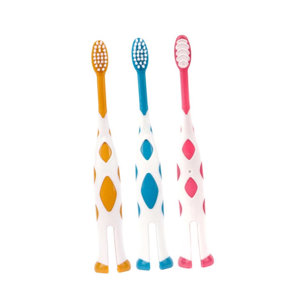 Kids Toothbrush with Soft Bristles and NonSlip Grip for Toddlers Ages 25, 6 Pack