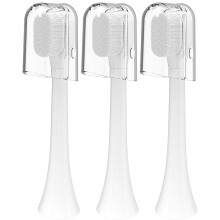 Kids Toothbrush Heads Ultra Gentle Micro Bristles Compatible with Sonicare for Ages 210, 3 Pack with Covers