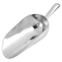 Large Capacity Aluminum Alloy Ice Scoop for Kitchen, Bar, Party, Buffet and Restaurant Use