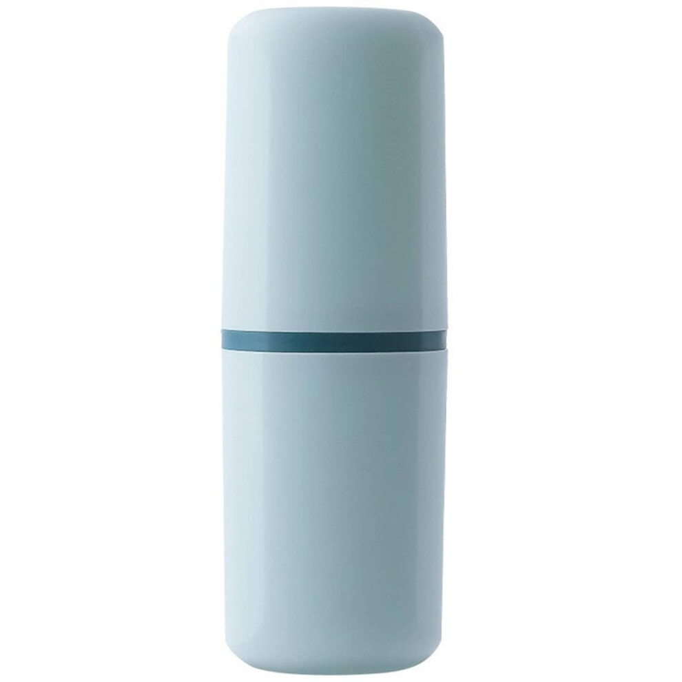 Travel Toothbrush Case with Toothpaste Holder, Compact Size, Secure Teal Closure, Durable Protection