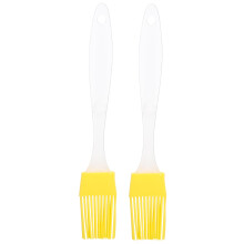 2pcs Silicone Basting Brushes Heat Resistant NonStick Oil Pastry Brush for Cooking BBQ Baking