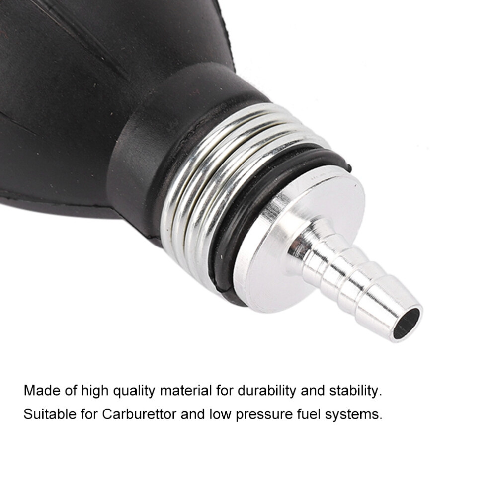 Abs Fuel Line Pump Hand Primer Bulb 6Mm For Car Boat Marine Black 8701382873825