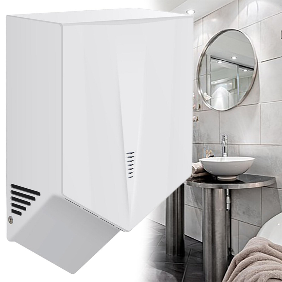 Speed Automatic Hand Dryer For Commercial Bathrooms With Fast Touchless Drying, White 9070919237911