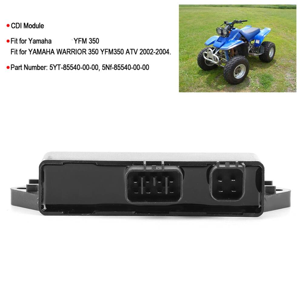 Cdi Module Box For Raptor Yfm 350 2004-2013, 79X140mm Black 9461382874039