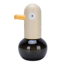Automatic Soap Dispenser with Touchless Foaming, 400ml USB Rechargeable, Dual Speed, Yellow