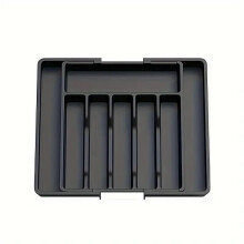 Expandable Silverware Drawer Organizer BPA with 8 Compartments Adjustable Cutlery Tray
