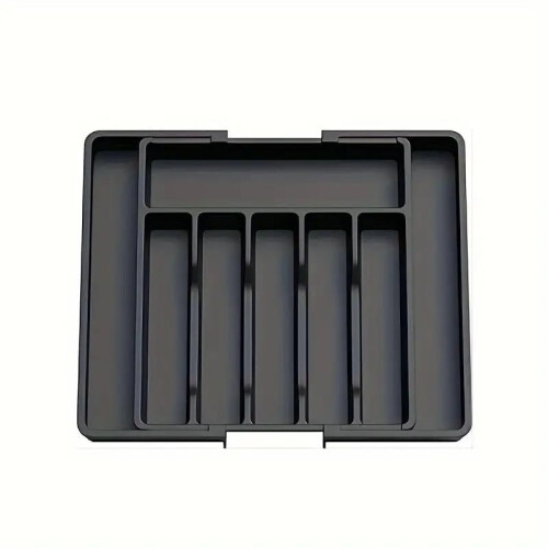 Expandable Silverware Drawer Organizer BPA with 8 Compartments Adjustable Cutlery Tray