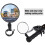 Rotatable Bicycle Rearview Mirror for Handlebar, Black, 7.5cm 8