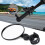 Rotatable Bicycle Rearview Mirror for Handlebar, Black, 7.5cm 9