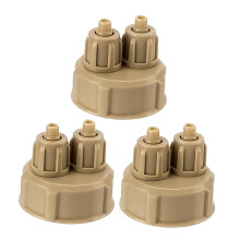 Aquarium CO2 Regulator Caps for Planted Tank DIY CO2 Kit Leakproof Seal Supports Plant Growth