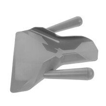 Popcorn Scoop with Handle Reusable Plastic Food Scoop for French Fries Candy Ice Cubes Dishwasher Safe