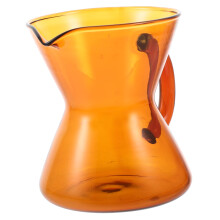 Glass Coffee Pot with Spout for Precision Pourover Brewing, Heat Resistant Clear Design for Home