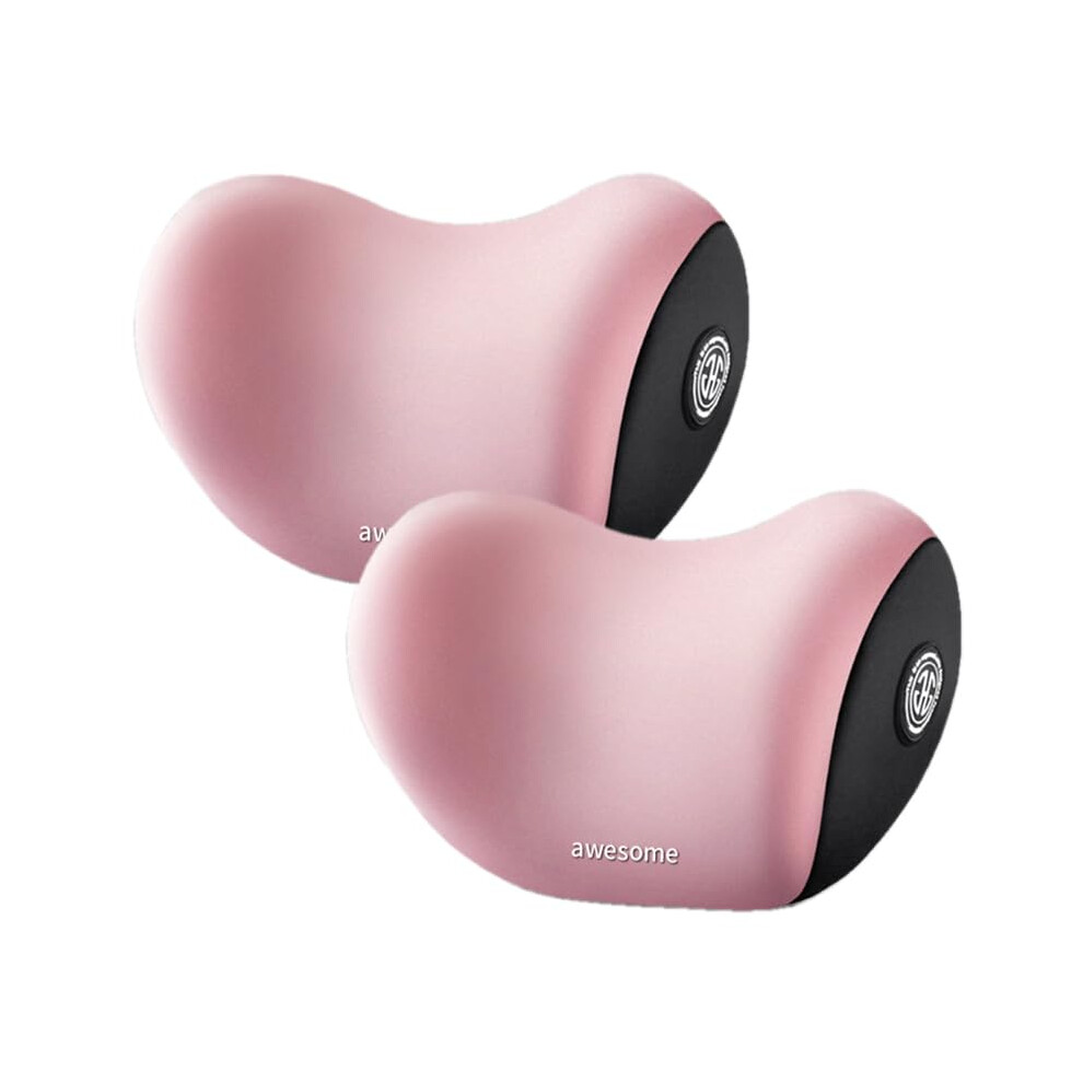Memory Foam Car Headrest Pillow For Volvo V60, Ergonomic Neck Support, Soft Travel Cushion Pink 9113335184374