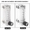 LZM6T 1~10LPM Acrylic Panel Type Gas Flowmeter with M18*1.5 Thread 1