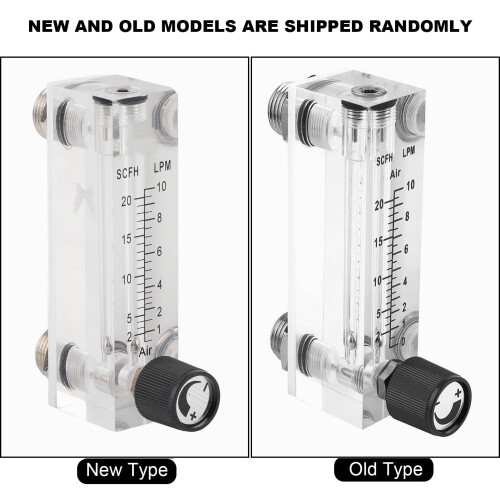 LZM6T 1~10LPM Acrylic Panel Type Gas Flowmeter with M18*1.5 Thread