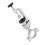 Versatile 360 Rotation Drill Stand with Stable Screw Rod Base 10