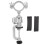 Versatile 360 Rotation Drill Stand with Stable Screw Rod Base 2