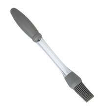 Silicone Basting Brush Heat Resistant Bristles Non Stick Pastry Brush for Baking and Cooking Grey