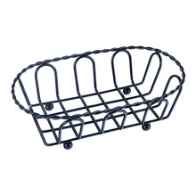 French Fry Basket Stainless Steel Serving Basket with Sauce Holder for Chips and Appetizers