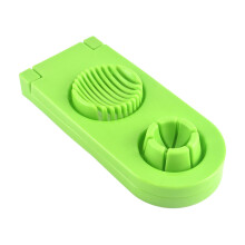 Egg Slicer Stainless Steel 2 in 1 Cutter for Hard Boiled Eggs Soft Fruits Vegetables Dishwasher Safe Ref: 3465