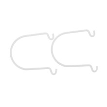 2pcs Metal Pegboard Hooks for Garage Organization, Durable Tool Storage Hangers for Home and