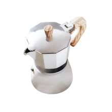 Coffee Maker Mocha Pot with Ergonomic Handle for Stovetop Espresso and Home Office Brewing