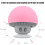 Mini rosa Pilz-Bluetooth-Lautsprecher 3W 200mA 10