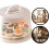 Cake Carrier with Clear Lid and Removable Cupcake Insert, Secure Closure, 25.5x30x19.5 cm 4