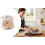 Cake Carrier with Clear Lid and Removable Cupcake Insert, Secure Closure, 25.5x30x19.5 cm 2