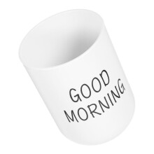 Plastic Rinse Cup Unbreakable Bathroom Toothbrush Holder Tumbler Reusable Easy to Clean