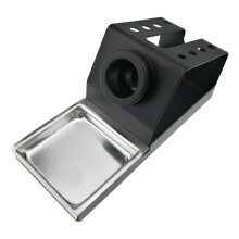 All In One Soldering Iron Holder With Dual Coiled Springs And Sponge For Tip Cleaning For Electronics Workshops
