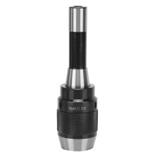 Precision Design Keyless Drill Chuck High Accuracy Self Tightening R8 Shank Sturdy Steel Construction Heavy Duty Drill Press Compatible CNC Machine