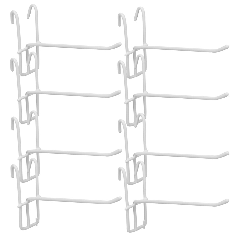 10Pcs Durable Iron Grid Wall Hooks For Easy Retail Display And Home Organization 9113335189058