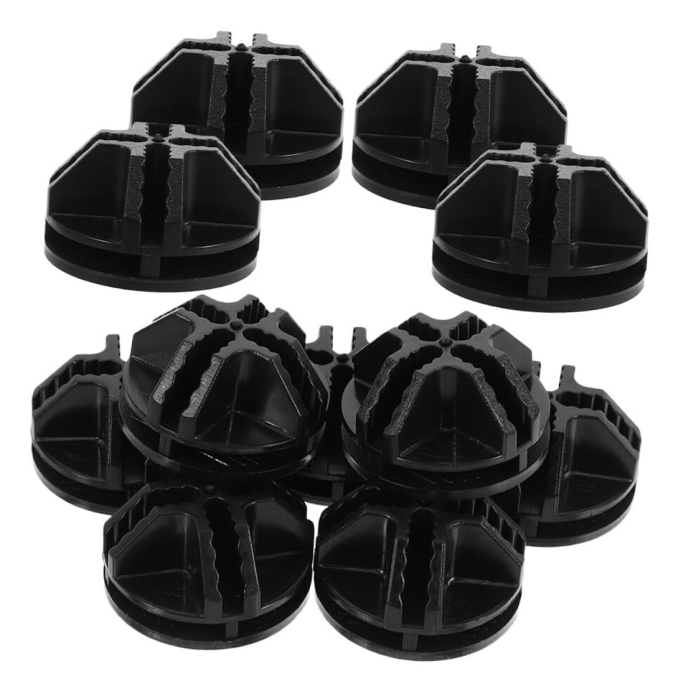 50Pcs Wire Cube Storage Connectors For Diy Closet Organizer Stable Plastic Grid Shelving 9070919245978
