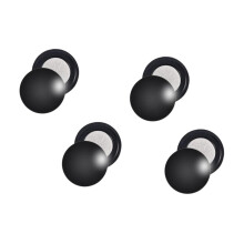 4 Pair Race Bib Clips with Quick SnapOn Design for Secure and Reusable Running Bib Holders