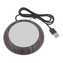 USB Mug Warmer with ThreeTemperature Control and Metal Base for Desk Home and Office Use