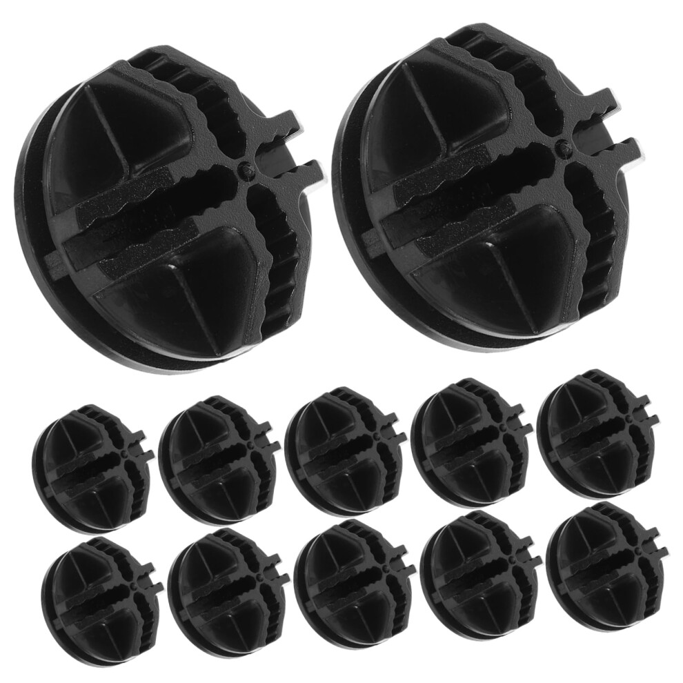 15Pcs Plastic Wire Cube Connectors For Shelving, Secure Snapin Fit, Closet Storage Organization 9113335189331
