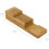 Bamboo Knife Drawer Organizer 2Tier Kitchen Knife Holder for Safe and SpaceEfficient Storage 2