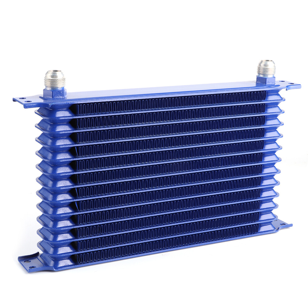 Premium Performance Oil Cooler, 13 Row An10 Universal Aluminum Alloy System For Transmission And Engine Cooling, Reduces Oil Temperature By Up To 9138057939224