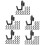 Pegboard Hooks J Shape Heavy Duty for Garage Tool Organization Black 150pcs Bulk Set 1