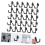 Pegboard Hooks J Shape Heavy Duty for Garage Tool Organization Black 150pcs Bulk Set 2
