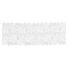 DIY Craft Elastic Lace Floral Pattern Stretch Fabric Soft Material For Wedding Decoration Home Decor Fashion Accessory Vintage Style